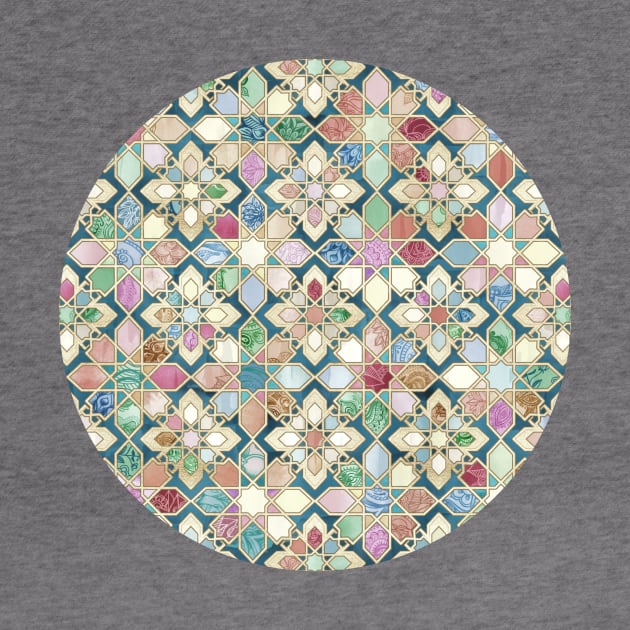 Muted Moroccan Mosaic Tiles by micklyn